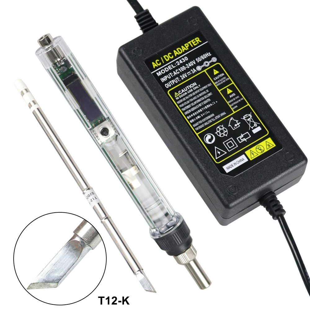 Soldering Station T12 Oled - T12 Elektrische Soldeerbout Kit DC 12-24