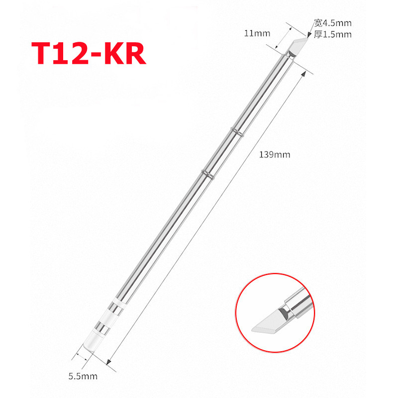 Soldering Station T12 Oled - T12 Soldeerbout Tips T12kr Ijzeren Tip