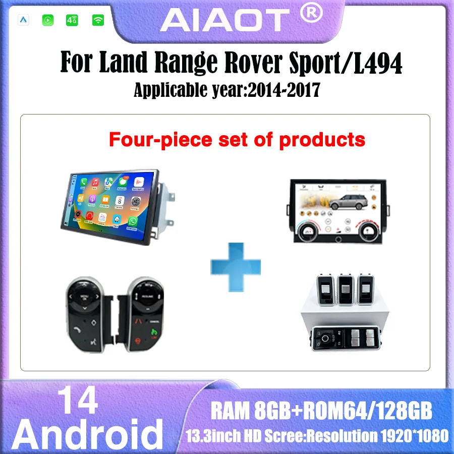 Khadas Vim4 8Gb - 13,3 inch Android 14 multimediaspeler met