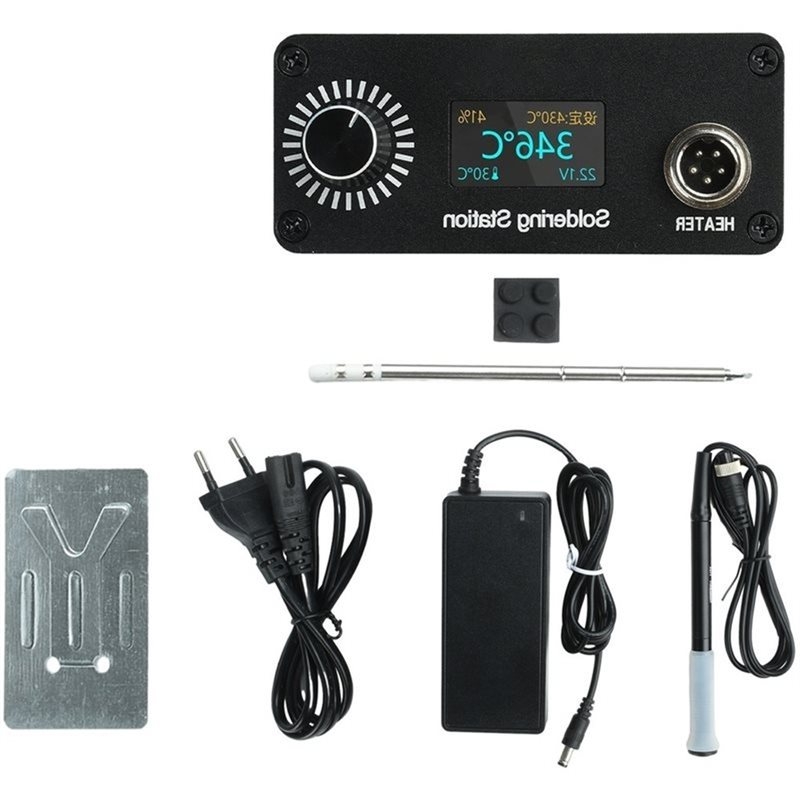 Soldering Station T12 Oled - B03C-T12 Digitaal soldeerstation Draagbare mini professionele
