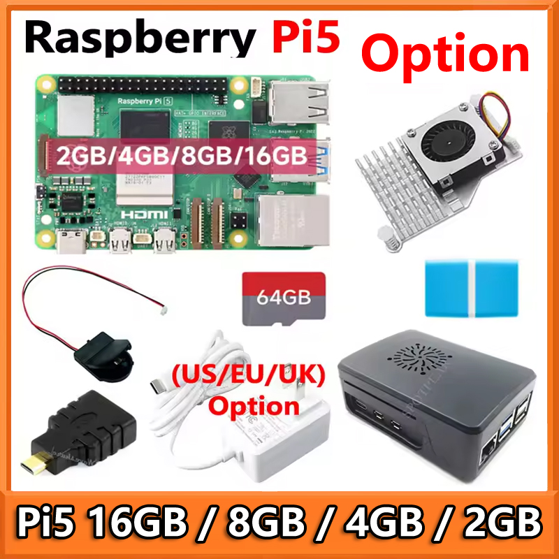 Raspberry Pi 5 16 GB /8 GB/4 G - Raspberry Pi 5 8Gb Kit recensie en prijs
