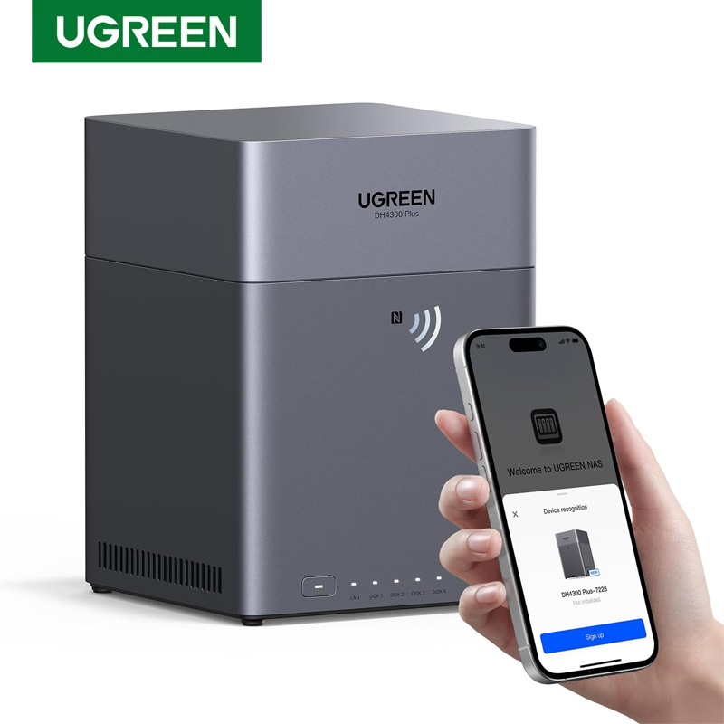 UGREEN NAS DH4300 Plus 4-bay d - Khadas Vim4 8Gb recensie en prijs
